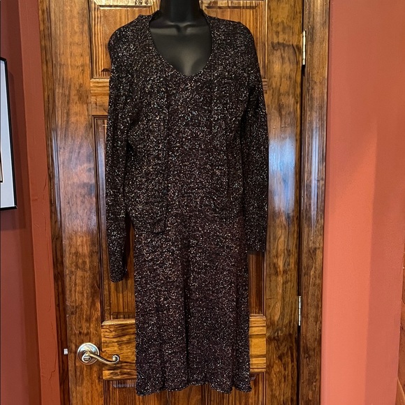 Moda International Dresses & Skirts - Chic Shiny Sweater Dress